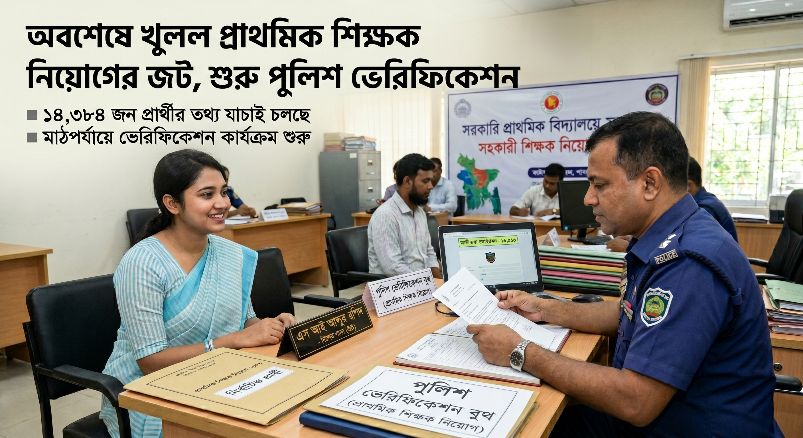 অবশেষে খুলল প্রাথমিক শিক্ষক নিয়োগের জট, শুরু পুলিশ ভেরিফিকেশন